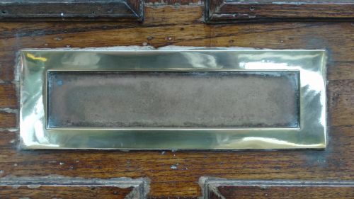 Brass Mail Slot Letterbox