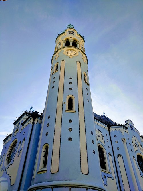 bratislava  slovakia  blue church