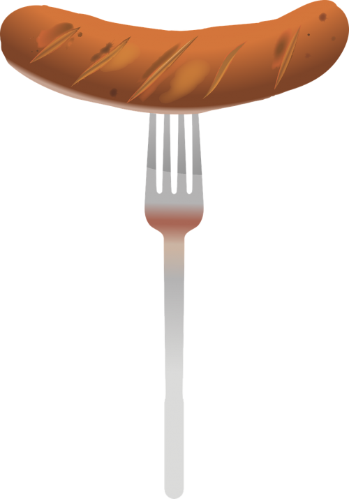 bratwurst fork barbecue
