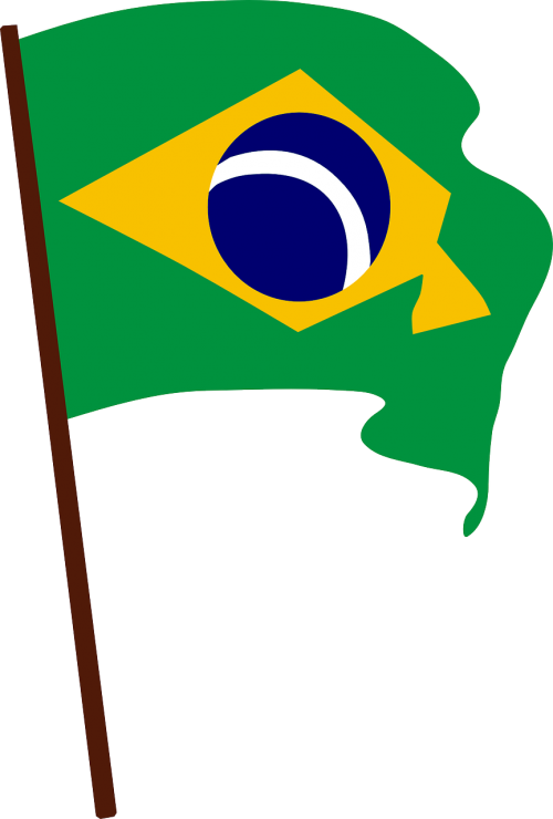 brazil flag pole