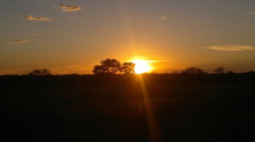 brazil montes claros sunset
