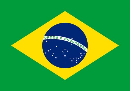 brazil flag land