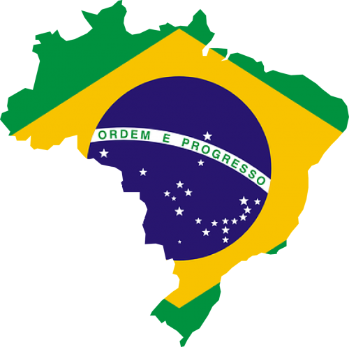 brazil map flag