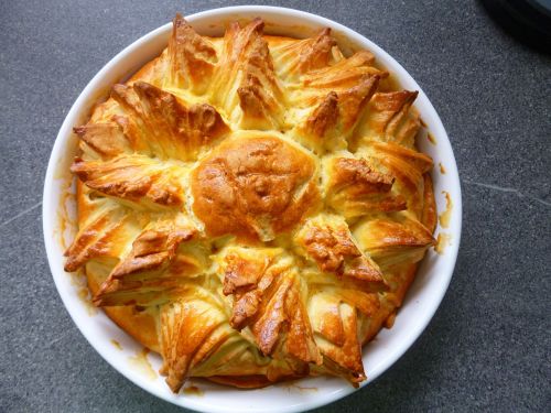 bread on plate sun flower