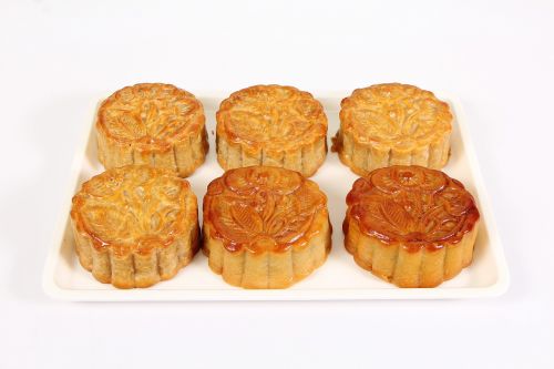 bread moon cake baking