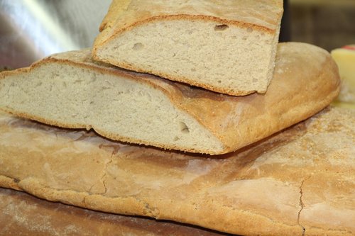 bread  loaf of bread  crispy