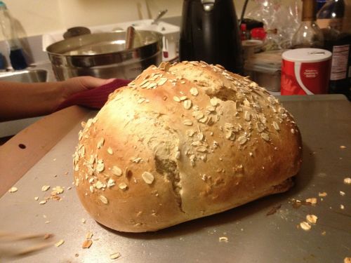 bread loaf baked