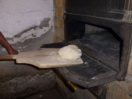 bread wood burning stove slide