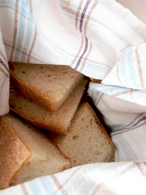 bread kitchen towel food