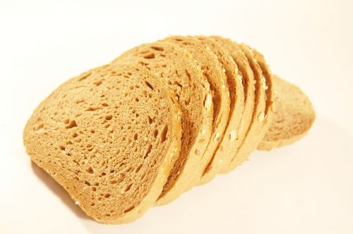 bread eating loaf