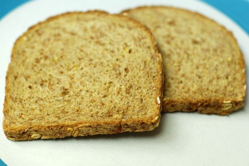 bread slices food
