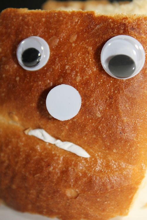 bread face grumpy