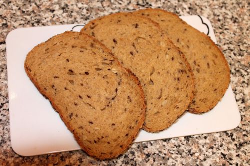 bread slices bread breakfast plate