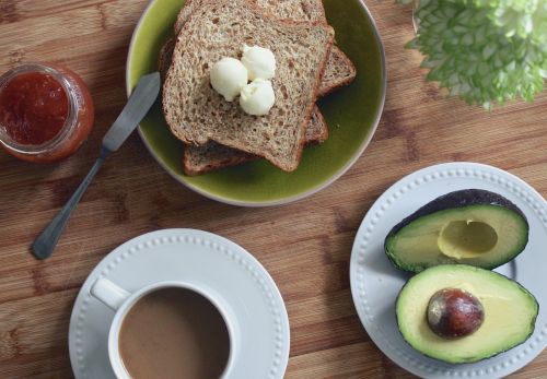 breakfast butter sprouted bread