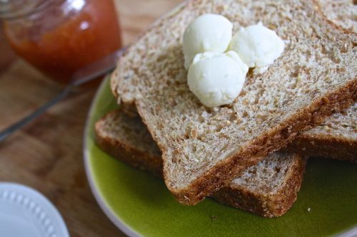 breakfast butter sprouted bread