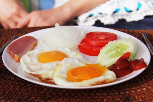breakfast fruits egg