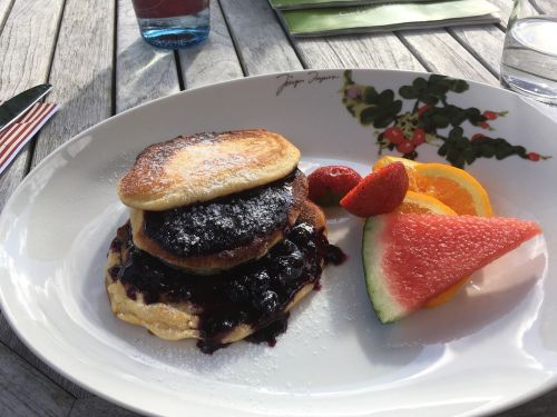 breakfast pancake blueberry pancakes