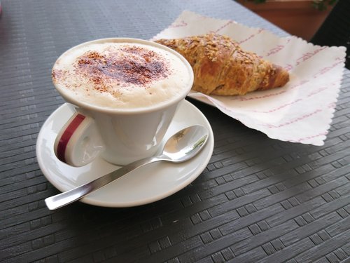breakfast  cappuccino  coffee