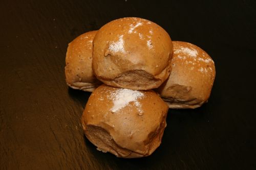breakfast bread buns baked