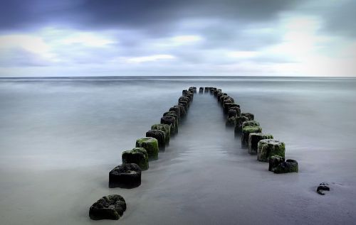 breakwater sea beach