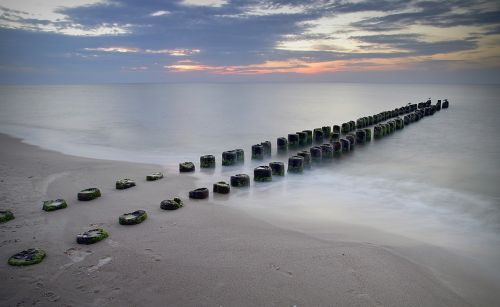 breakwater sea beach