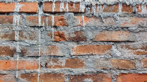 brick construction wall