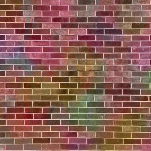 brick multi-color colorful