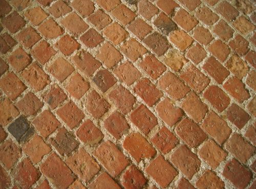 brick pattern ground