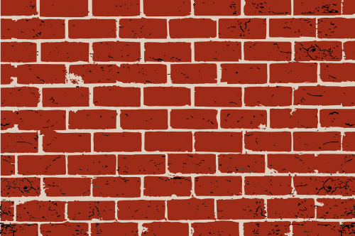 brick red brick background