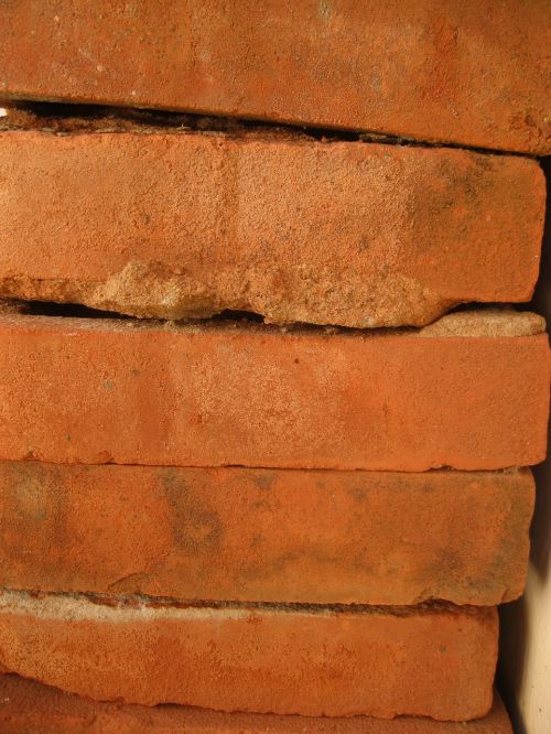 brick orange construction