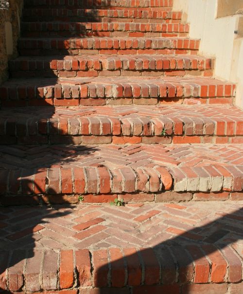 brick stairs path