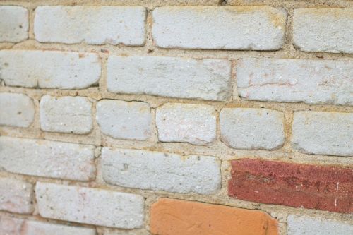 brick wall aged