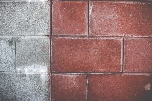 brick wall bricks lines