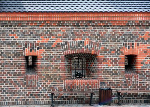 brick wall wall lattice