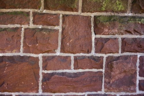 brick wall brick sand stone