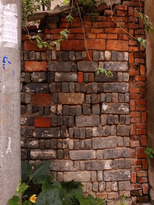 brick wall the years ash brick