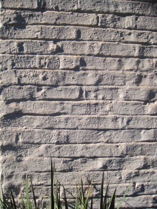 Brick Wall In White