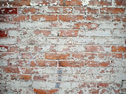 Brick Wall Peeling Paint