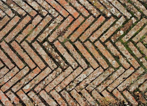 bricks diagonal chevron