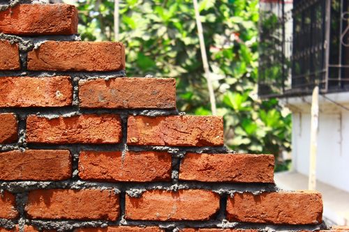 bricks wall stacked