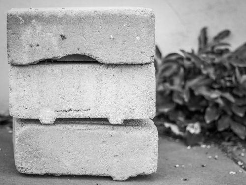 bricks brick construction site