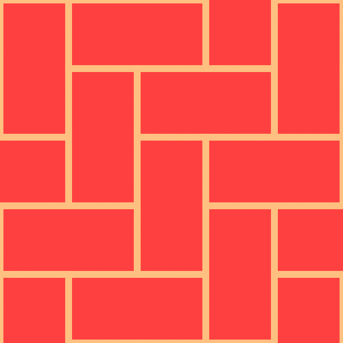 bricks pattern red