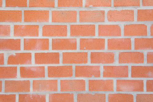 bricks wall red