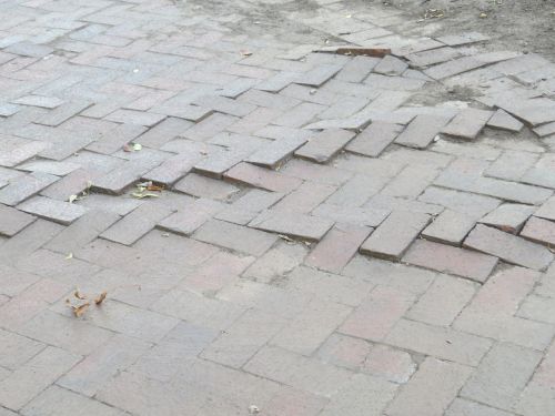 bricks pavement pattern