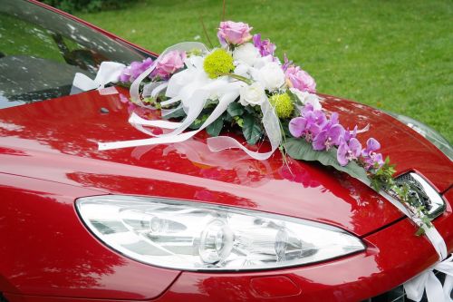 bridal car wedding limousine