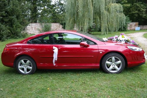 bridal car wedding limousine