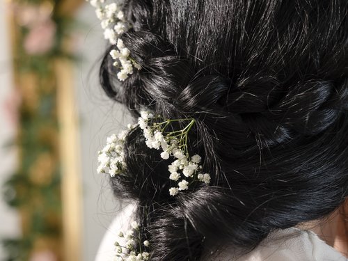 bride  hair  hairstyle