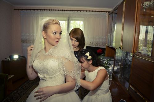 bridesmaids wedding wed