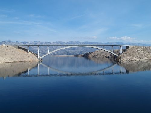 pager bridge croatia dalmatia