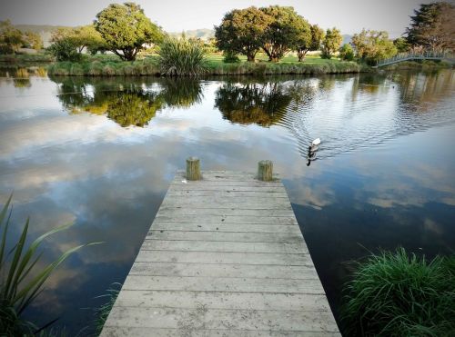 bridge water lake